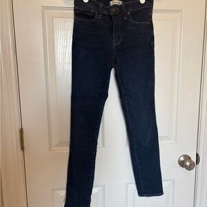 Madewell Dark Blue Skinny Jeans